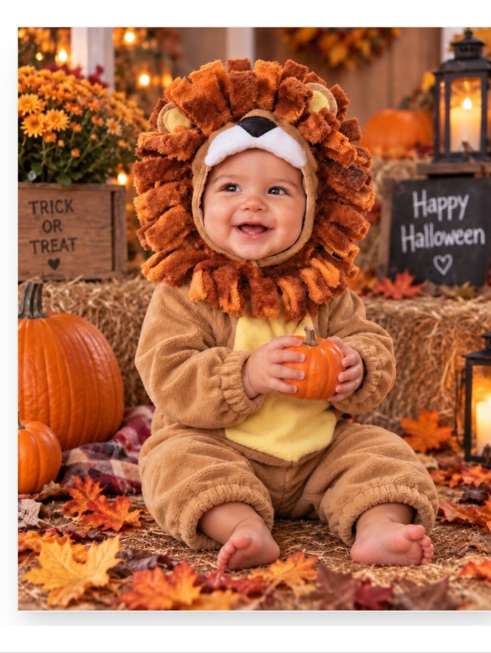 Spooktacular Creations Baby Lion Halloween Costume 6-12M 2 Piece